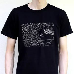 koszulka z artystycznym nadrukiem 3 artystyczna sitodruk, app