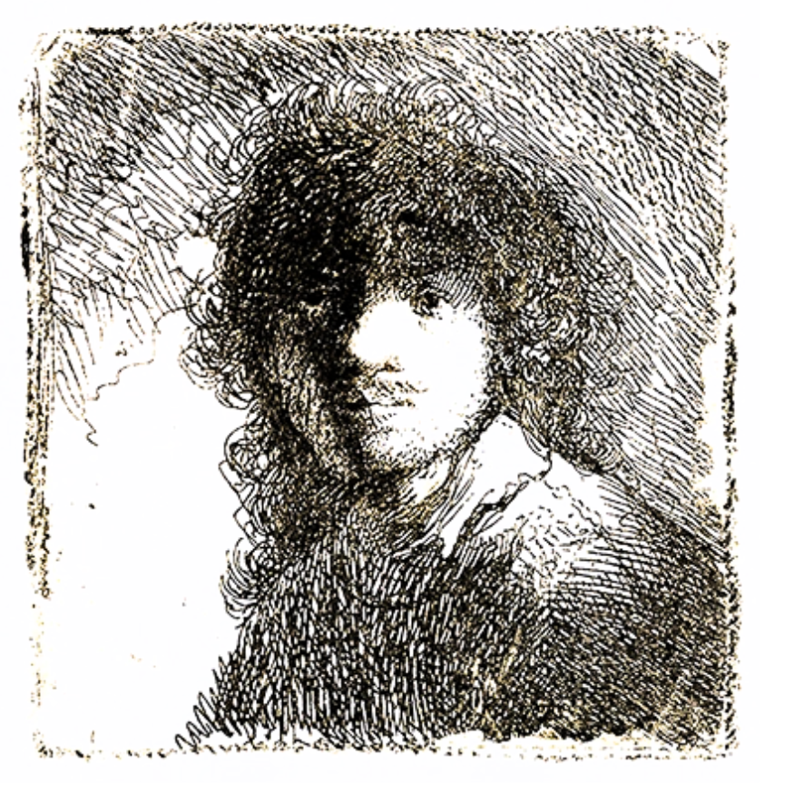 koszulka z nadrukiem Rembrandt Autoportret