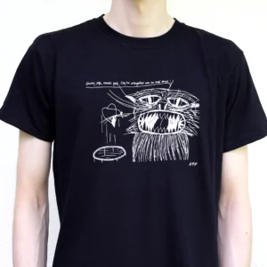 koszulka z nadrukiem artystyczna, sitodruk app.