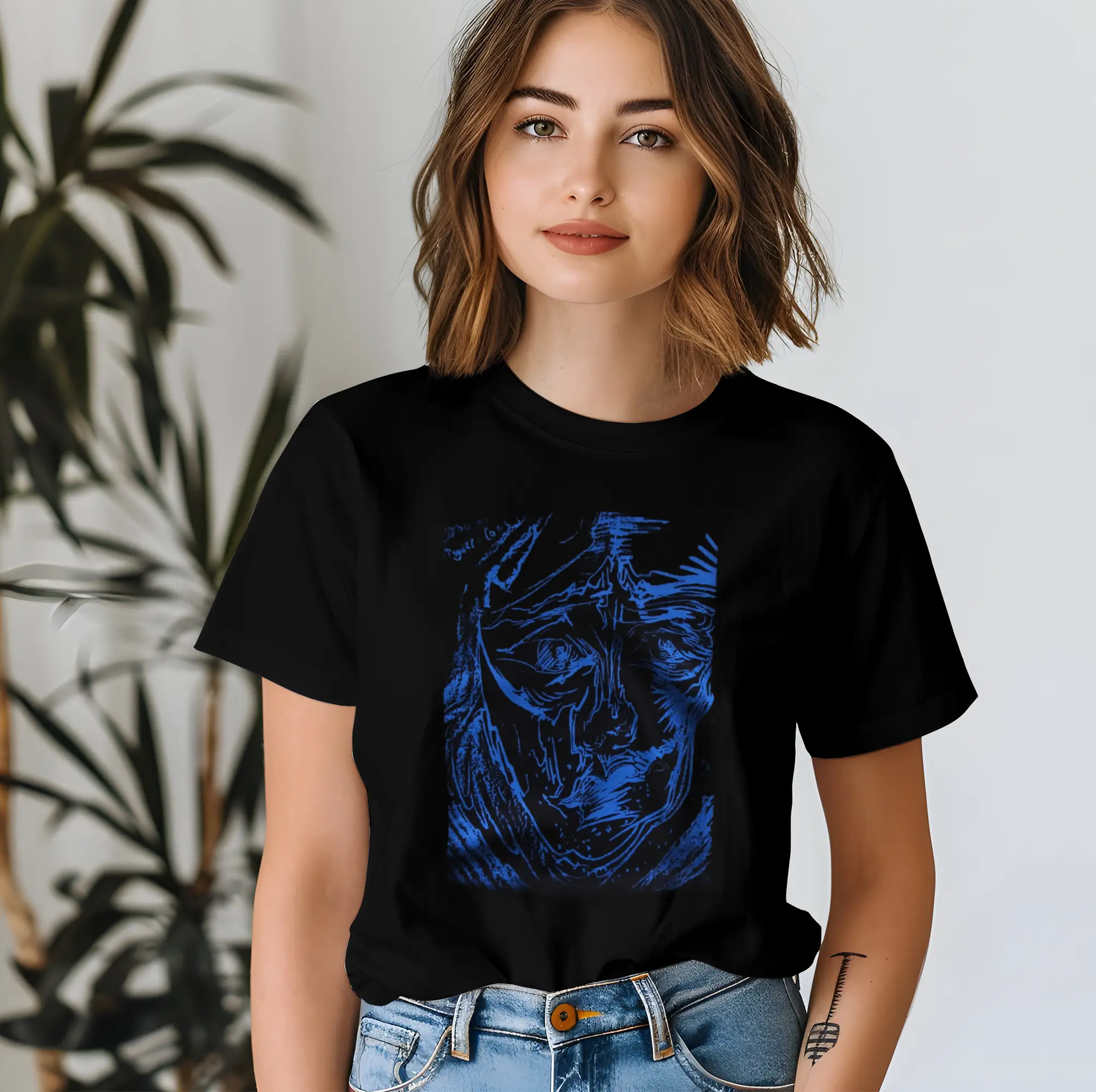 witkacy, koszulka z nadrukiem, portret edwardy szmuglarowskiej