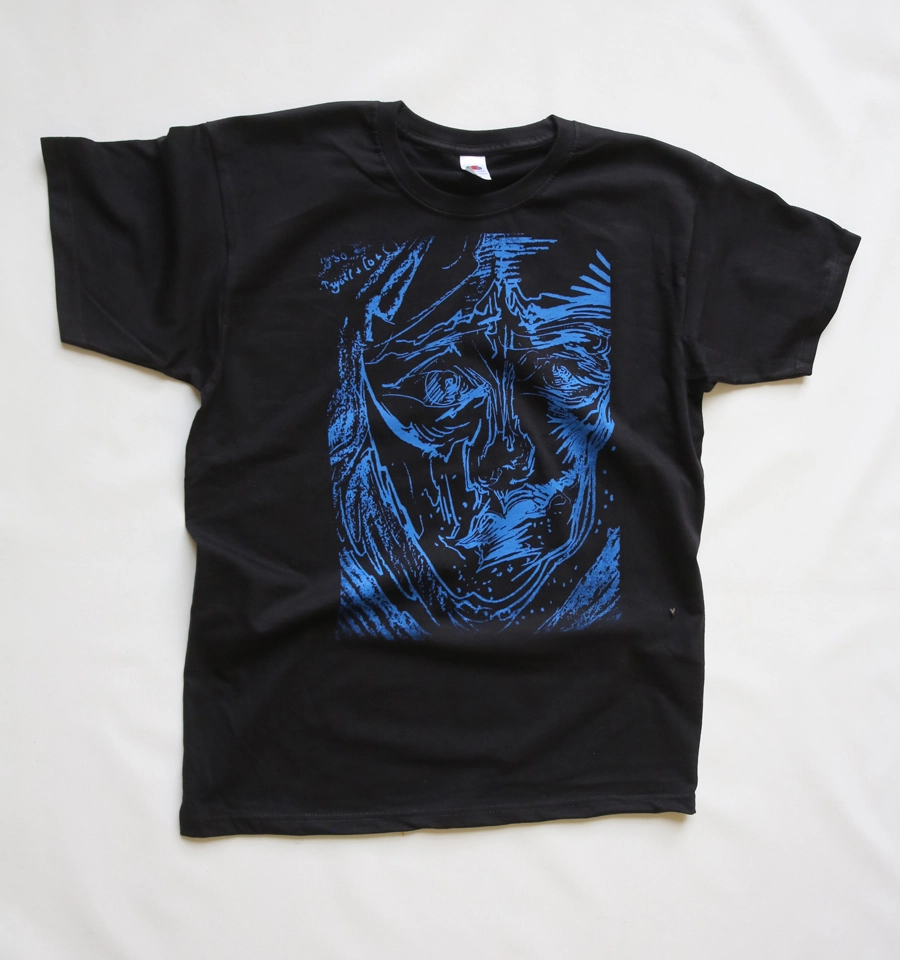 witkacy. na koszulce, sitodruk portret edwardy szmuglarowskiej